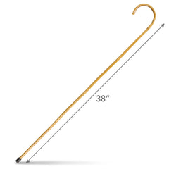 Elegant Bamboo Cane Costume Accessory - 37-Inch