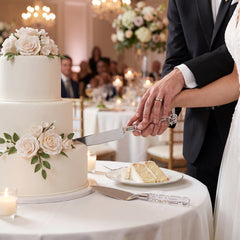 Elegant Wedding Cake Server Set