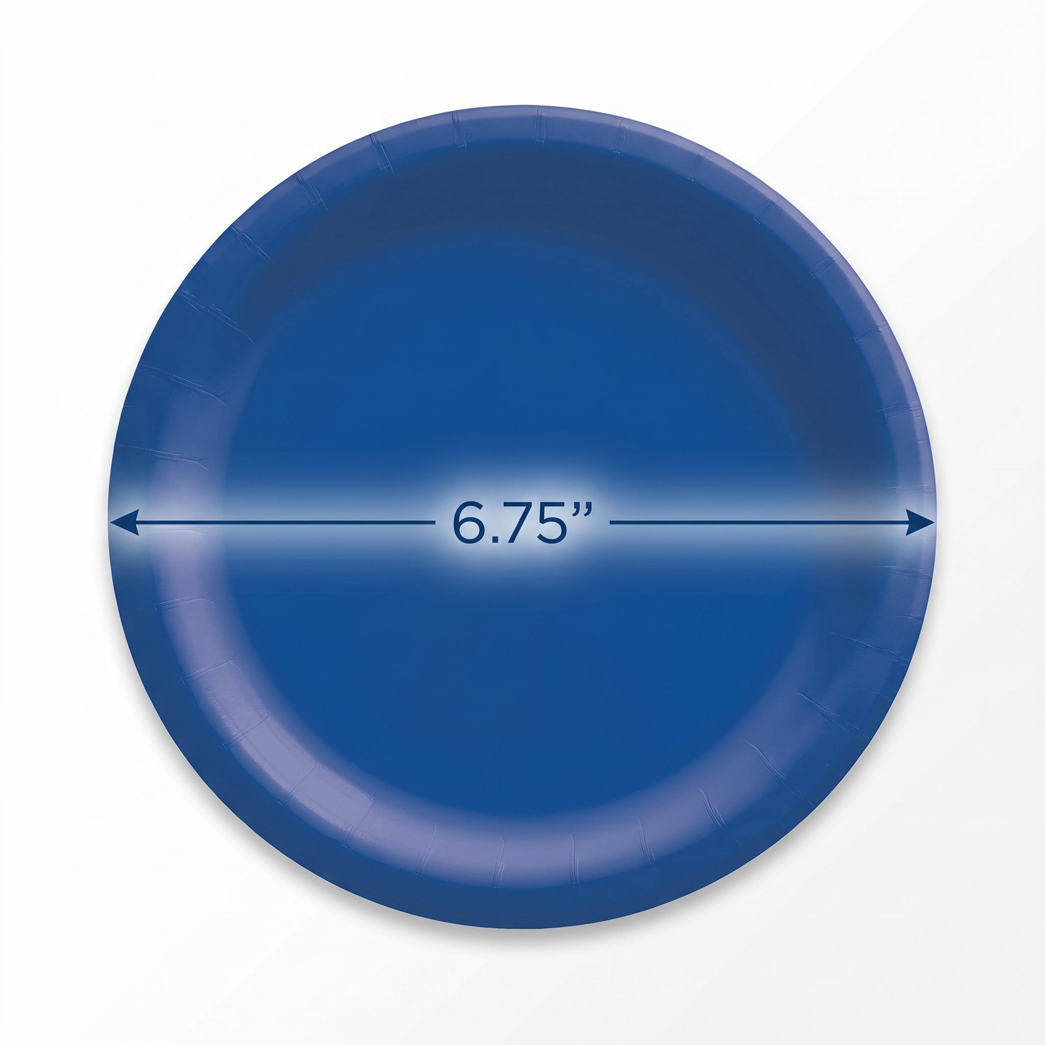 Royal Blue 6.75" Round Paper Plates