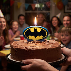 DC Justice League Batman Birthday Candle - 4.5-Inch Cake Topper