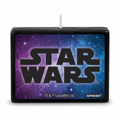 Star Wars Galaxy Birthday Candle - 4" Rectangular Wax Candle
