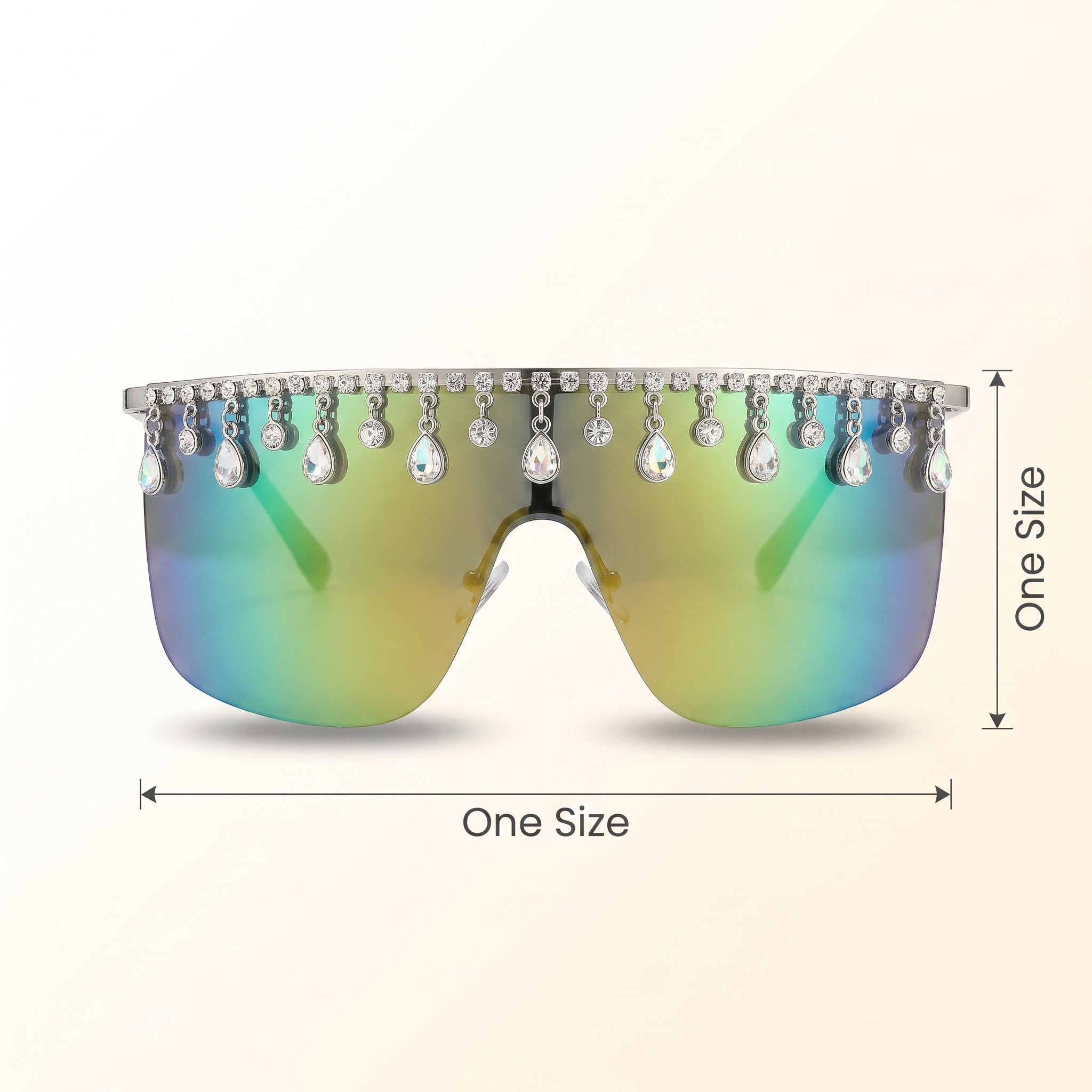 Dazzling Metal Frame Festival Glasses