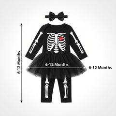 Infant Skeleton Tutu Halloween Costume - Infant (6-12 Months)