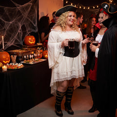 Women's Elegant Pirate Costume Dress - Plus Size