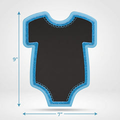 Baby Onesie Chalkboard Easel Sign for Baby Showers