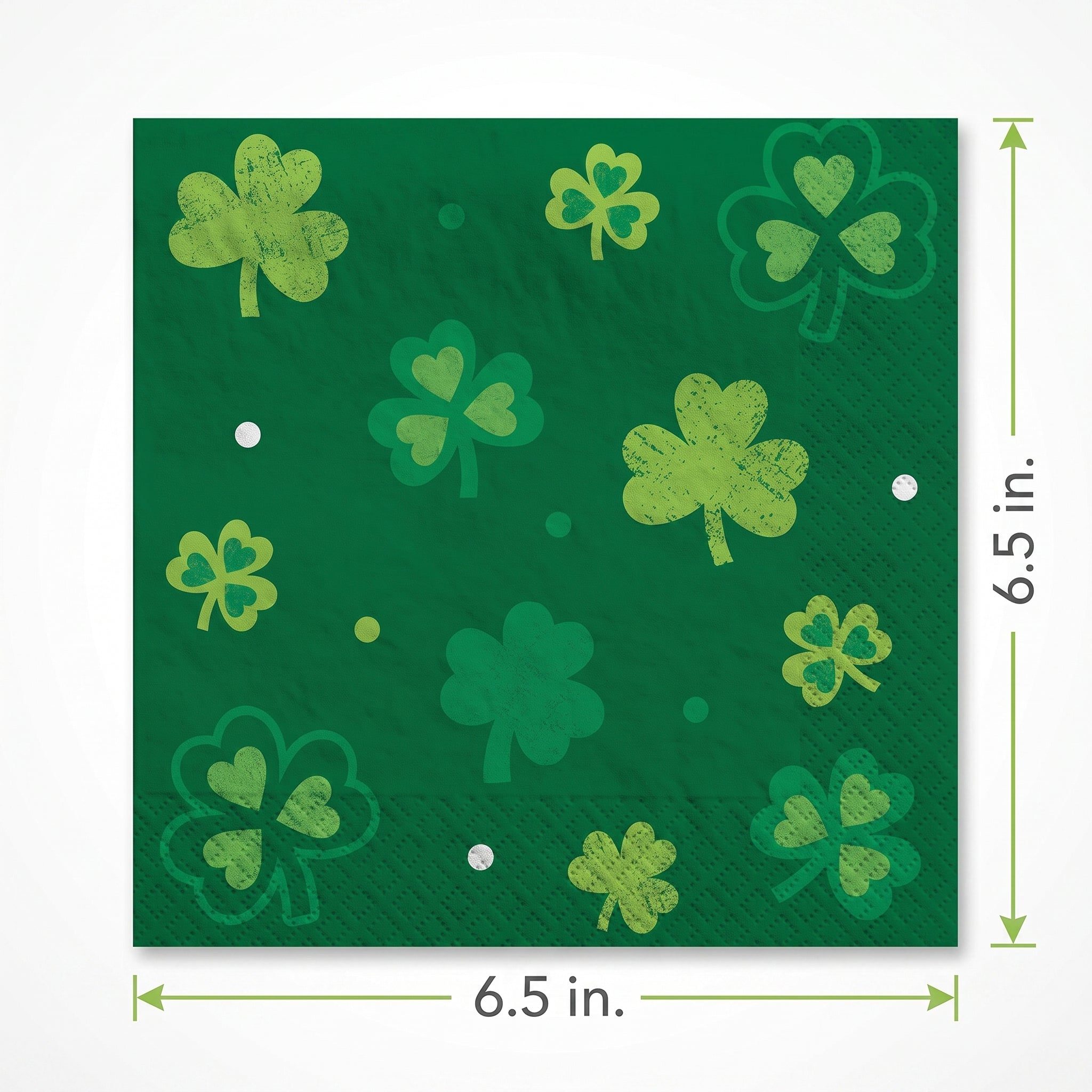 Irish Blessings St. Patrick's Day Lunch Napkins - 6.5 In. X 6.5 In.
