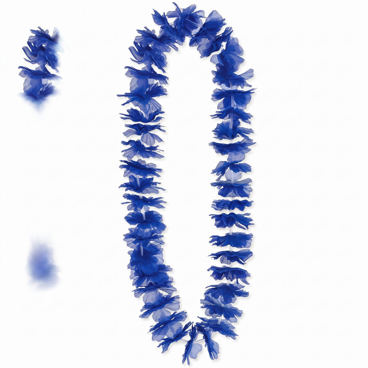 Royal Blue Lei Necklace - 40-Inch