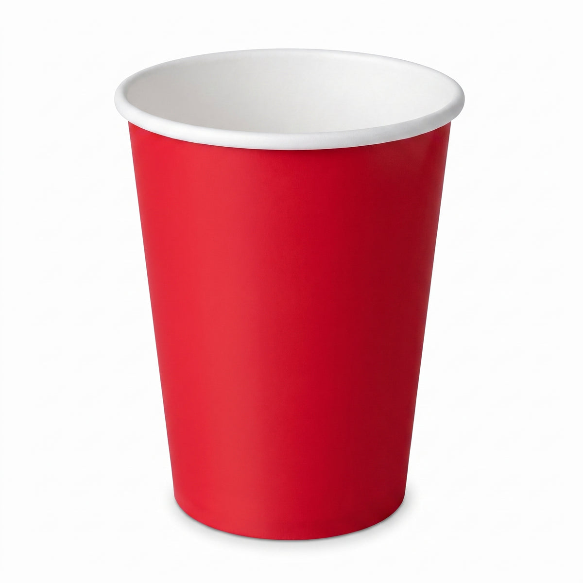 Vibrant Red 9oz Paper Cups - Value Pack