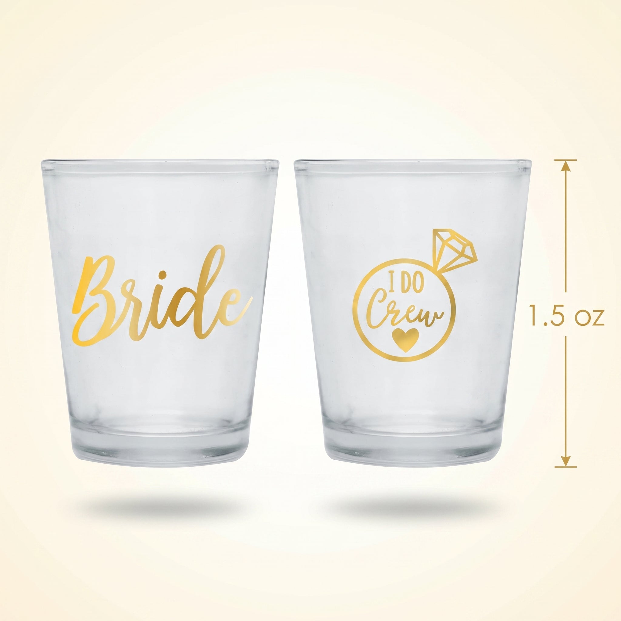 Bride & I Do Crew Shot Glasses - 5 Pack