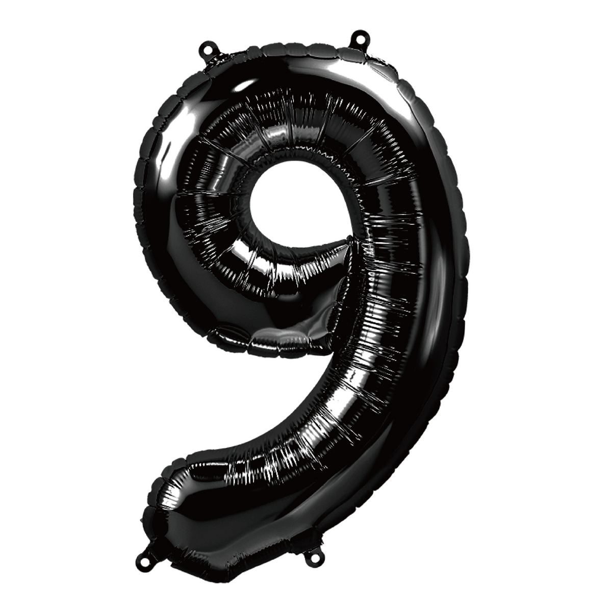 34" Black Number 9 Balloon