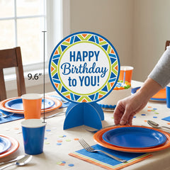 True Blue Birthday Table Decoration Kit