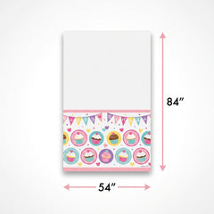 Cupcake Party Birthday Plastic Table Cover