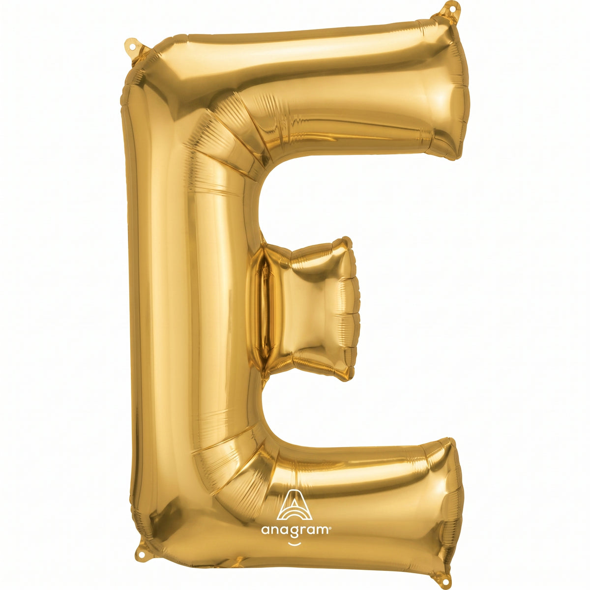 Metallic Gold Letter E Balloon - Foil Super Shape