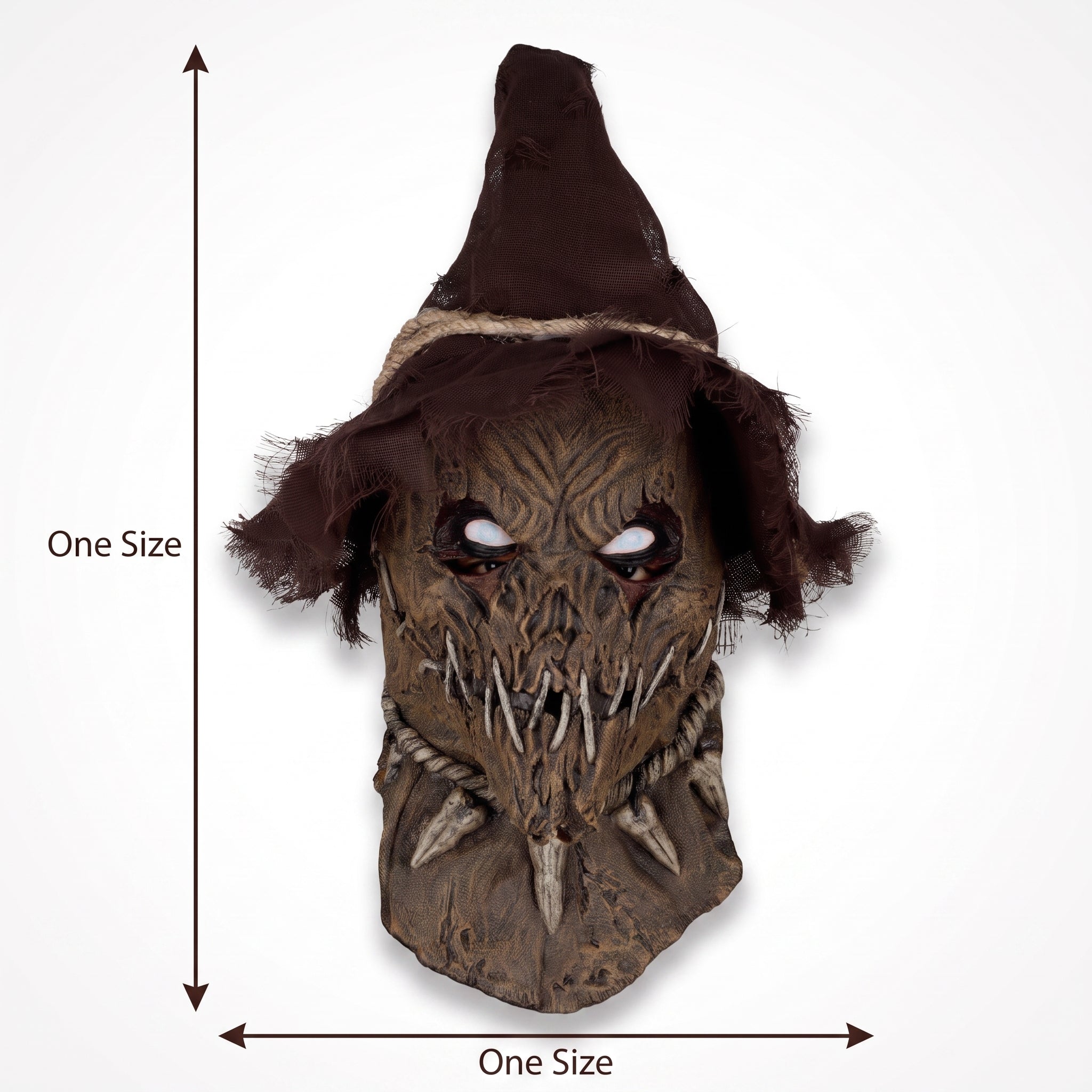 Creepy Possessed Scarecrow Mask for Halloween
