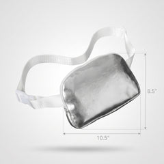 Silver Belt Bag