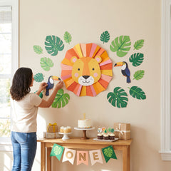 Get Wild Jungle Birthday Wall Decoration Kit