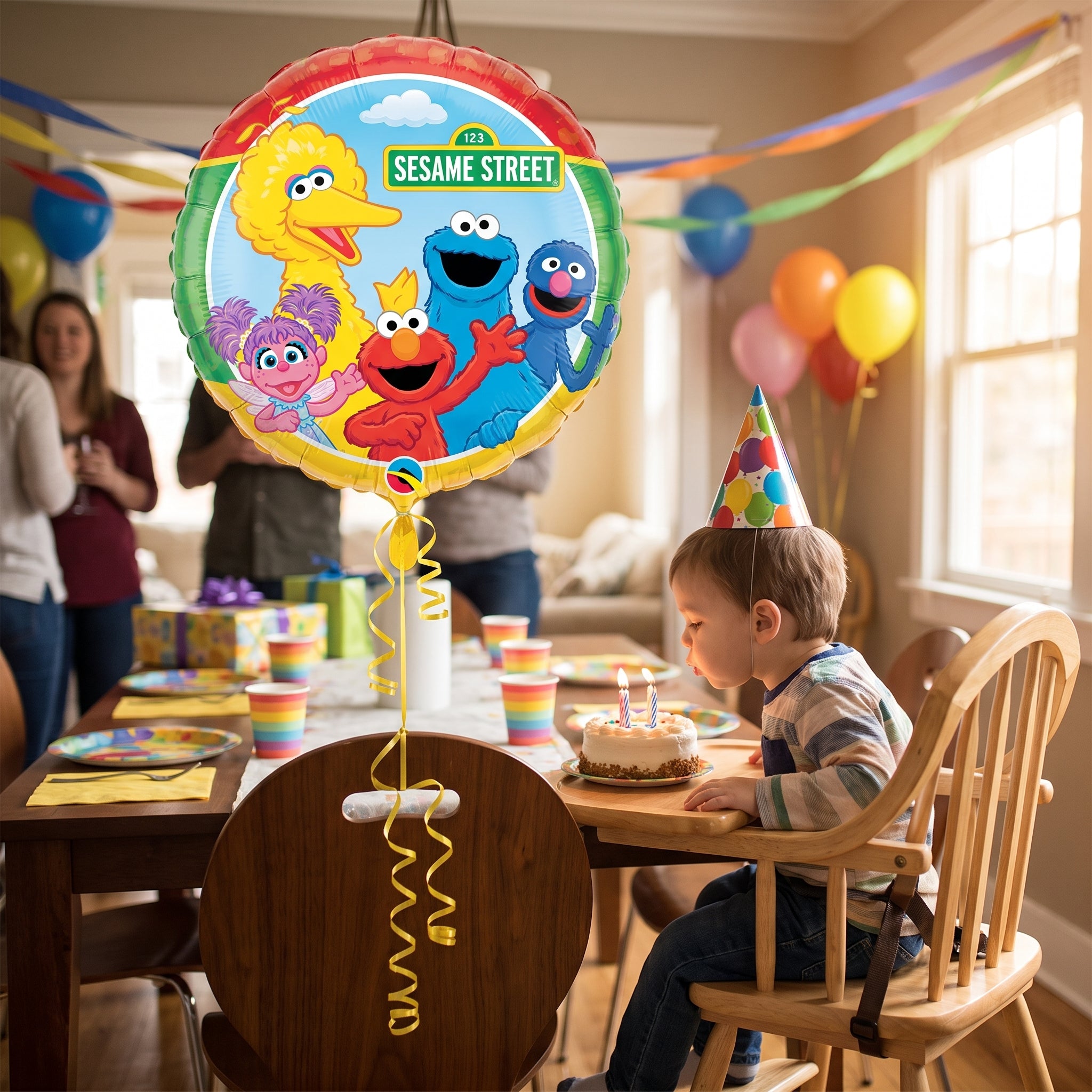 Sesame Street Foil Balloon - 18-Inch Mylar