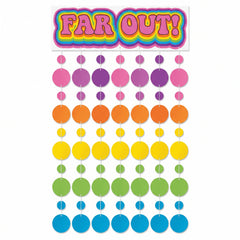 "Far Out" 70s Good Vibes Doorway Curtain
