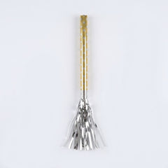 Silver & Gold Fringed Party Blowouts
