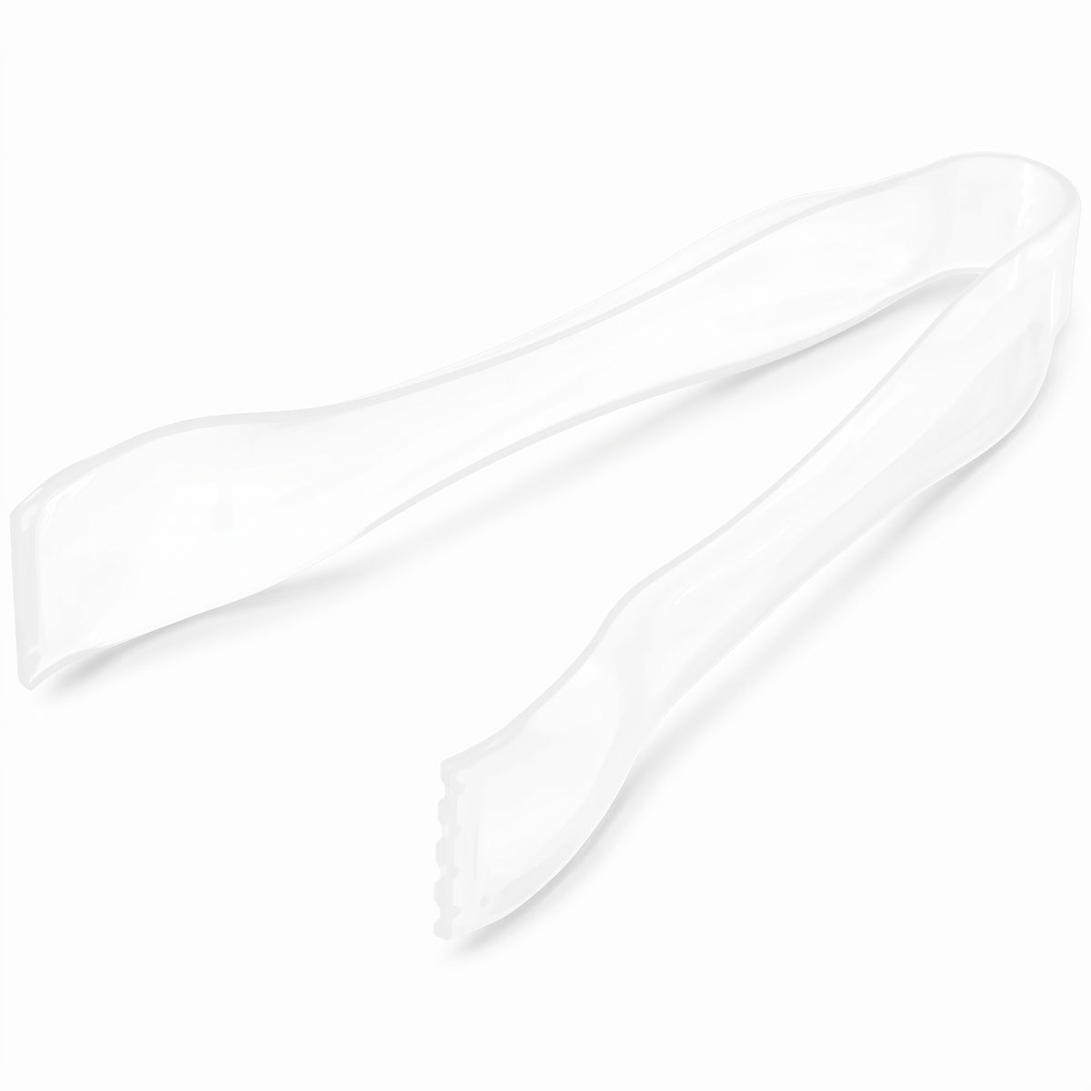 White Mini Plastic Tongs - 2 Pack