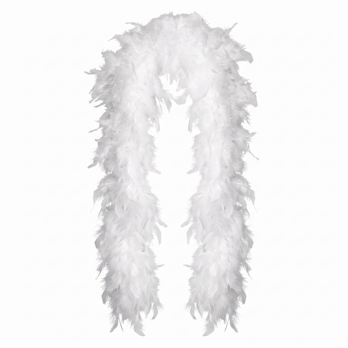 Elegant White Feather Boa - 72" Costume Accessory