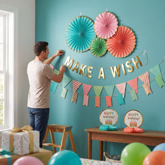 Happy Cake Day Birthday Room Decoration Kit