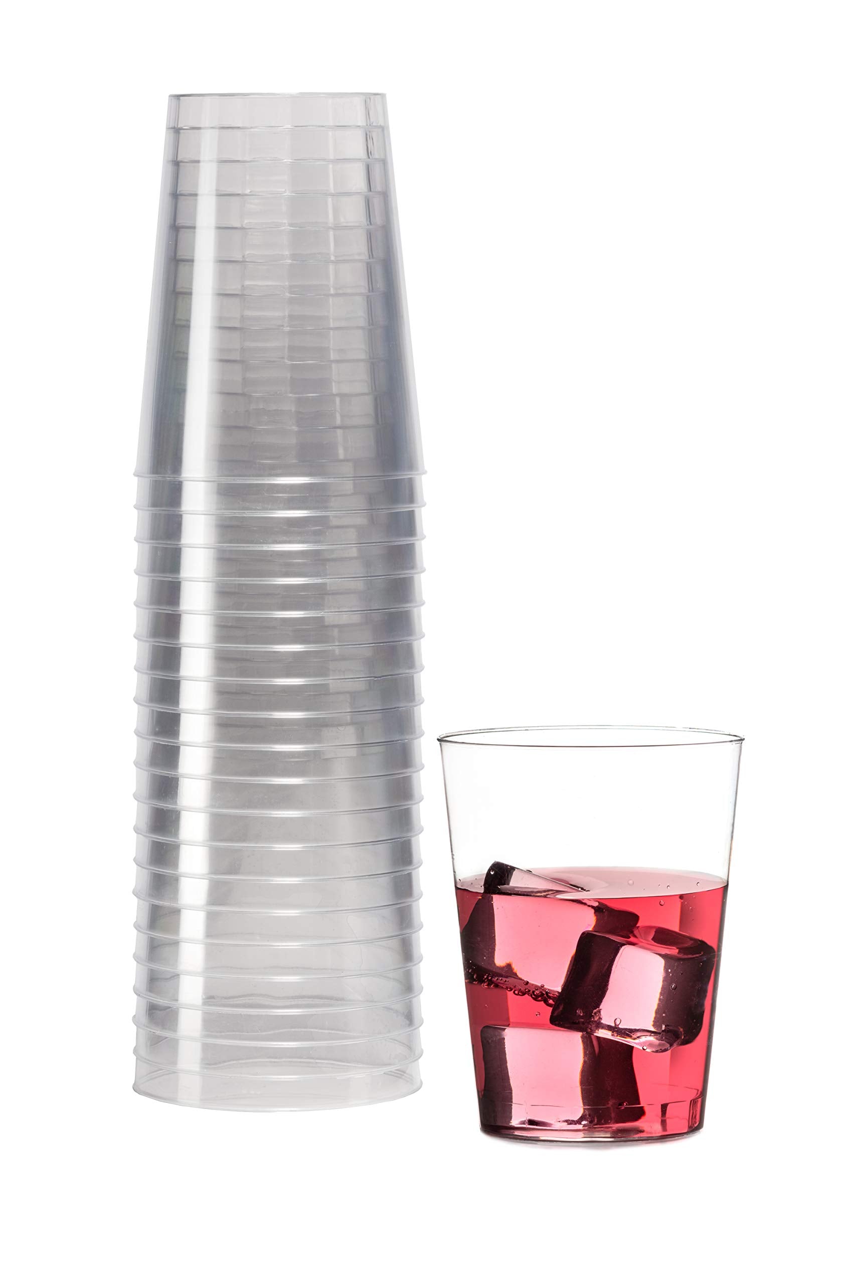 10 Oz. Clear Plastic Tumblers | 20 Count