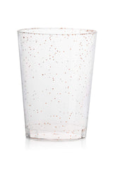 10 Oz. Rose Gold Sparkle Plastic Tumblers | 20 Count