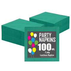 Emerald Green Dinner Napkins | 100 Count