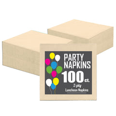 Ivory Dinner Napkins | 100 Count