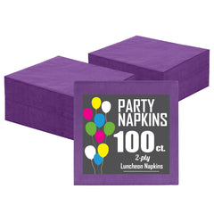 Purple Dinner Napkins | 100 Count