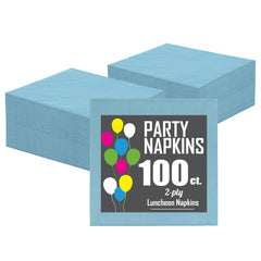 Light Blue Dinner Napkins | 100 Count