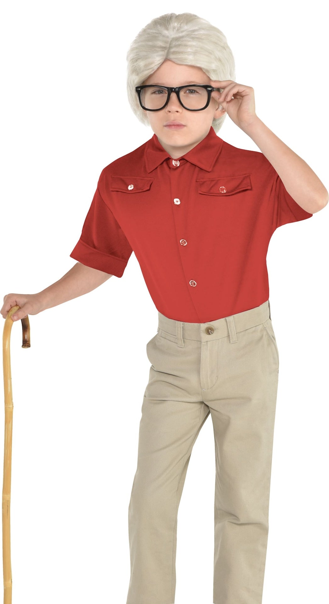 100th Day of School Grandpa Wig for Kids