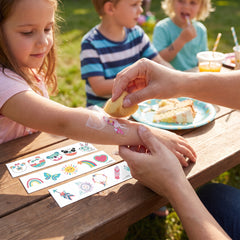 Pastel Temporary Tattoos Mega Value Pack - 100 Pieces