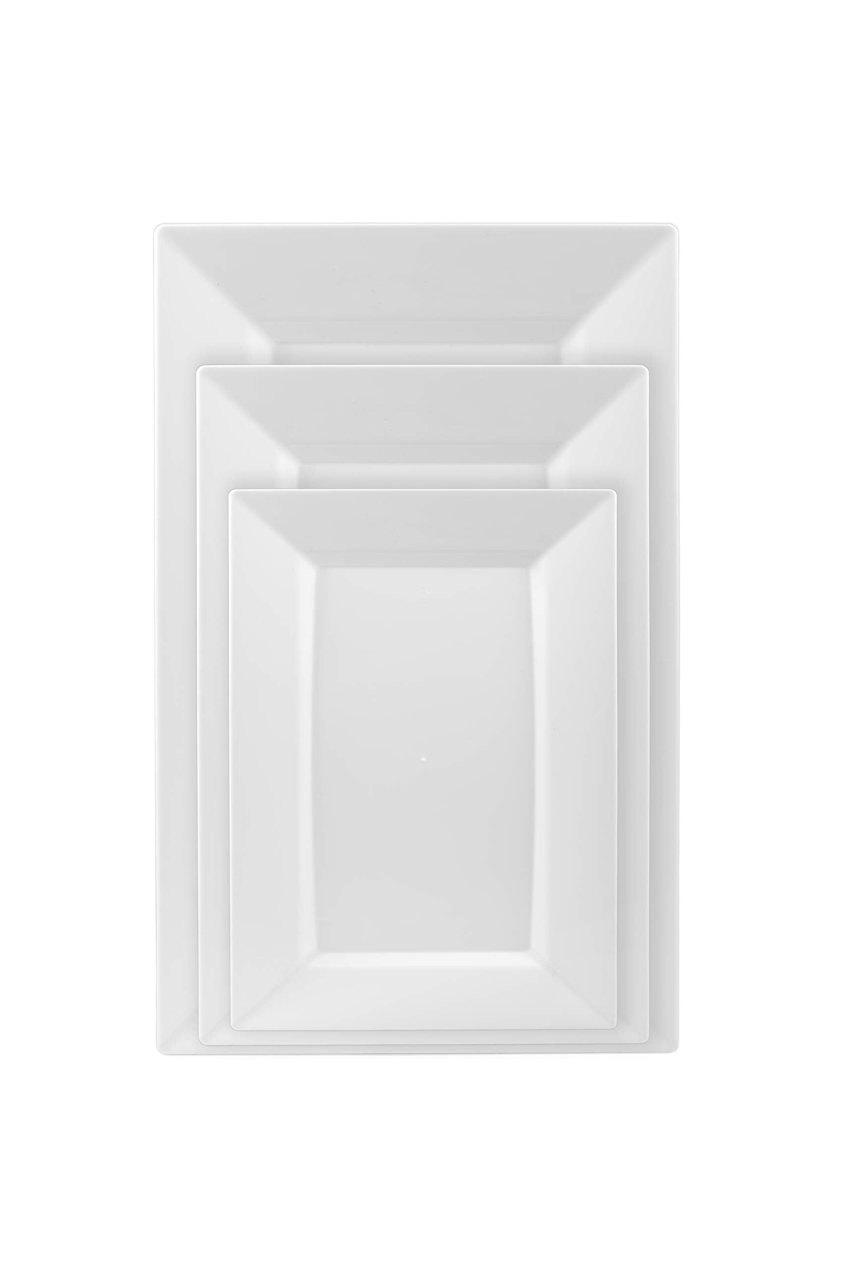 11.5 In. Clear Rectangular Plates | 10 Count