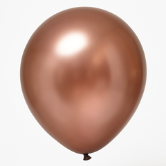 Luxurious Rose Gold 11" Latex Balloons - 100 Pack