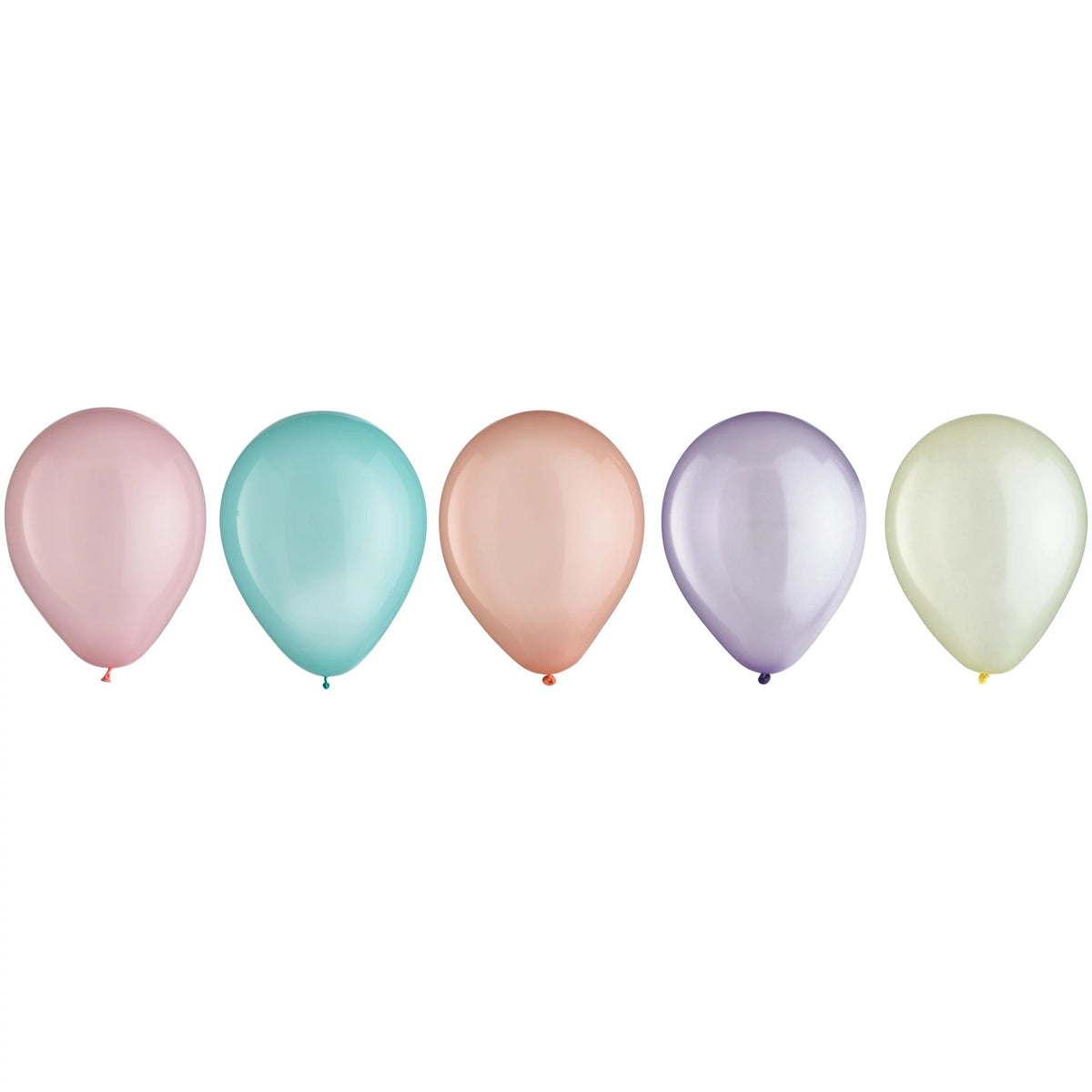 Sorbet Pastel Latex Balloons, 5-Inch, Assorted Colors, 25-Pack