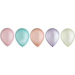 Sorbet Pastel Latex Balloons, 5-Inch, Assorted Colors, 25-Pack