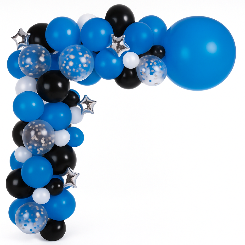 Blue Graduation Balloon Garland Kit
