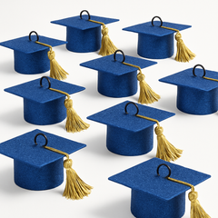 Royal Blue Graduation Cap Balloon Weight