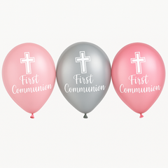 First Communion Decorative Latex Balloons - 12", 15-Pack