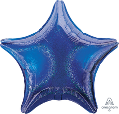 Radiant Royal Blue Star Foil Balloon - 19"