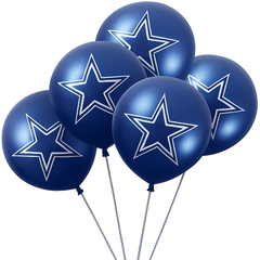 Dallas Cowboys 12" Latex Balloons - 6 Pack
