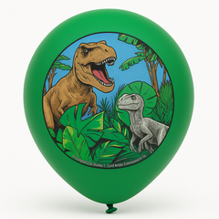 Jurassic World Dinosaur Latex Balloons, 12-Inch, 5 Pack