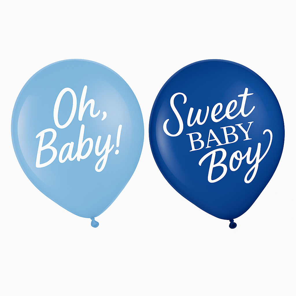 "Baby In Bloom" Latex Balloons - 15 Pack