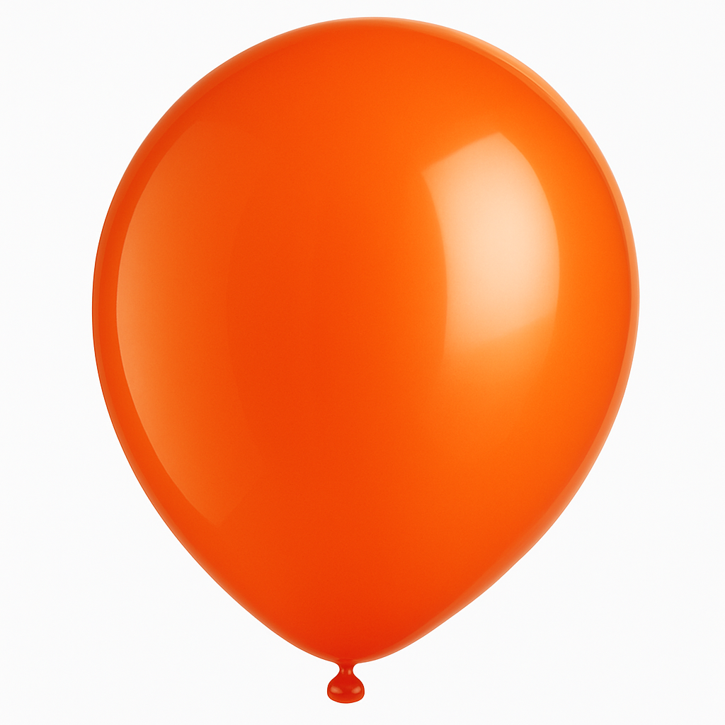 Vibrant Orange Latex Balloons - 12" | Pack of 72