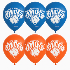 New York Knicks 12" Printed Latex Balloons - 6 Pack