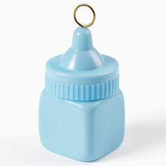 Pastel Blue Baby Bottle Balloon Weight