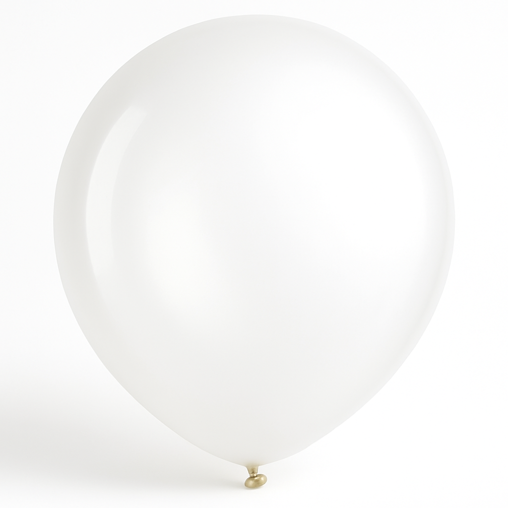 24" Clear Latex Balloons - Bulk Pack of 25
