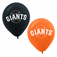 San Francisco Giants 12" Latex Balloons - 6 Pack